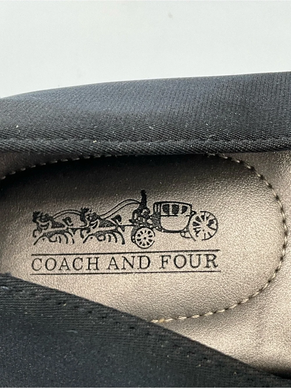 Coach and Four Pumps Size 11 Black Mid Heel Classic Pumps